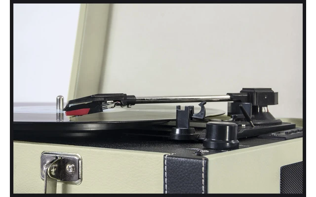 Madison Giradiscos RetroCase Crema