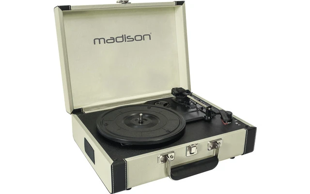Madison Giradiscos RetroCase Crema