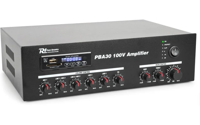 Power Dynamics PBA30 Amplificador linea 100V 30W