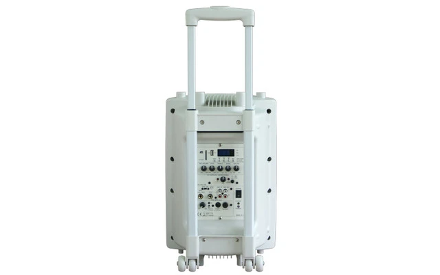 Ibiza Sound PORT10VHF Blanco Bluetooth + Microfonos inalambricos + USB / SD