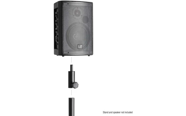 LD Systems Stinger MIX 6 G2 SET 1 - Set de 2 x Adaptador reductor de 36 mm a 16mm