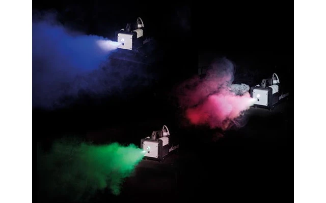 Máquina de humo 600 W - RGB - controlador con cable
