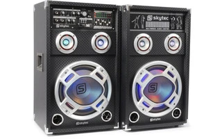SkyTec KA-10 Set de Altavoces Activos 10" USB/RGB LED 800W
