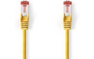 Cable de Red CAT6 S/FTP - RJ45 Macho - RJ45 Macho - 5,0 m - Amarillo - Nedis CCGP85221YE50