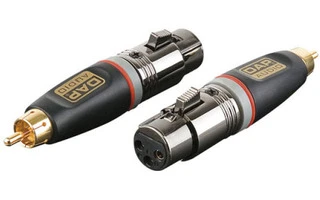 Adaptador XLR Macho 3 pins a RCA macho