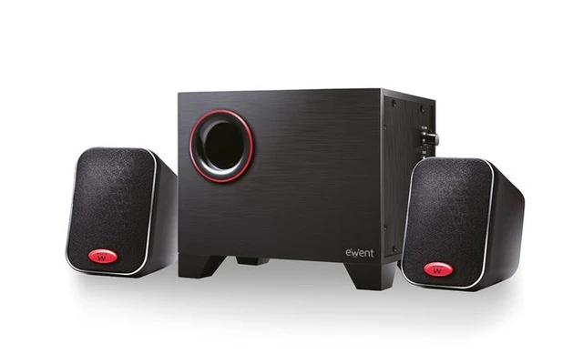 EwEnt EM3505 - Altavoces estéreo 2.1 con subwoofer