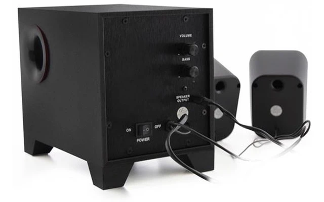 EwEnt EM3505 - Altavoces estéreo 2.1 con subwoofer