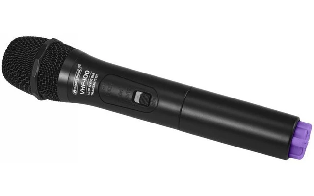 Omnitronic VHF-100 Micrófono de mano 200.10 Mhz