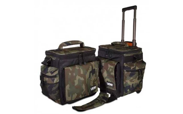 UDG Ultimate SlingBag Trolley Set DeLuxe Black Camo Orange Inside 