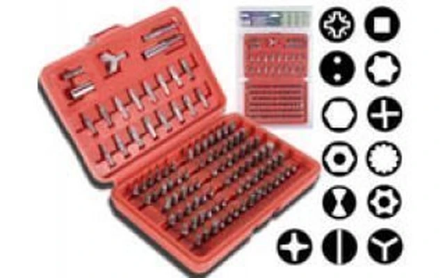 Juego De Puntas Para Destornillador - 100 uds.