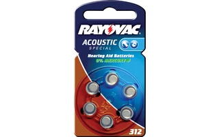 Pilas especiales para audífono Rayovac
