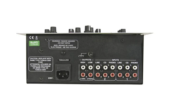MESA DE MEZCLAS DJ PROFESIONAL - 2 CANALES - EFECTOS DSP