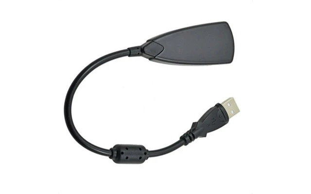 Tarjeta de sonido USB 2.0 HDI - Con salida auriculares / altavoces + entrada de micrófono