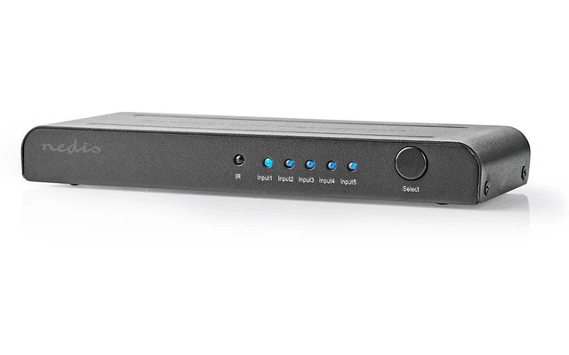 Conmutador HDMI™ - 5 Puertos - 5x Entradas HDMI™ - 1x Salida HDMI™ - 4K2K a 60 FPS / HDCP 2.2 - 