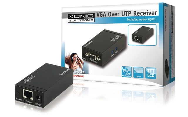 Repetidor profesional Vga 300 metros