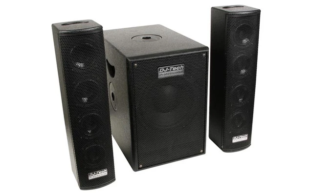 DJ TECH SOUND SYSTEM - 280 WATT PORTABLE PA SYSTEM
