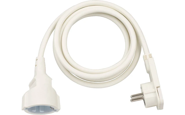 Cable de Extensión de Alimentación 2 m H05VV-F 3G1.5 IP20 Blanco - Brennenstuhl 1168980220