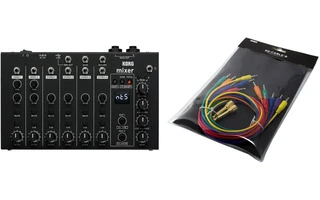 Pack Korg NTS-4 Mixer Kit con SQ cable 6 mini-jack 