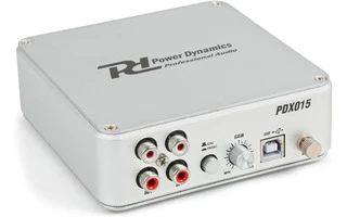 Power Dynamics PDX015 USB Pre amplificador de Phono con Software