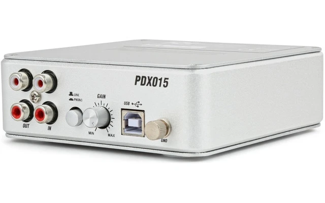 Power Dynamics PDX015 USB Pre amplificador de Phono con Software