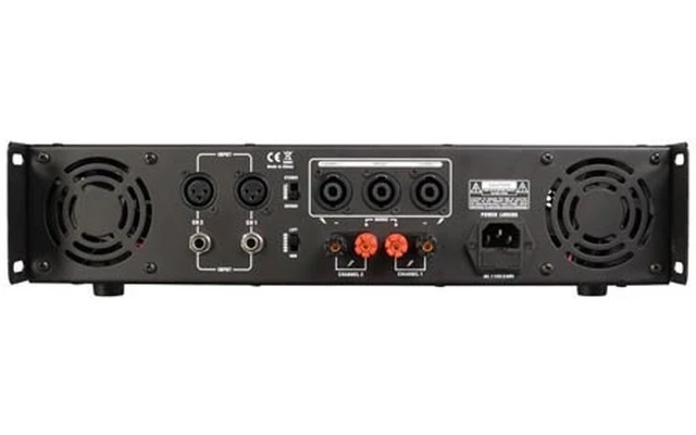 HQ Power Sagira 150 - Amplificador de potencia 2 x 100W RMS (2U - Rack 19