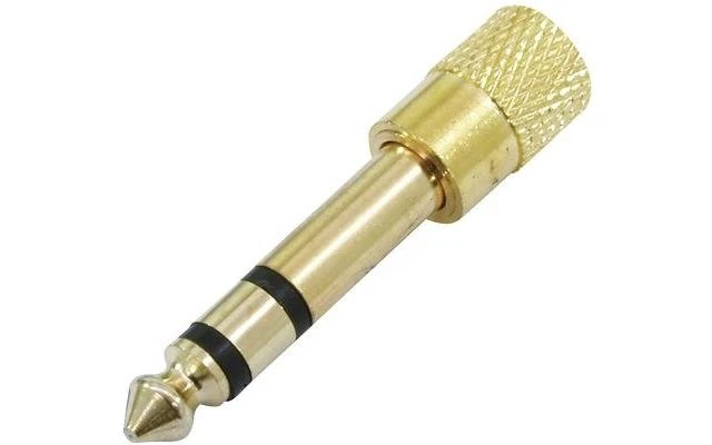 Omnitronic adaptador Jack 3.5 a Jack 6,5