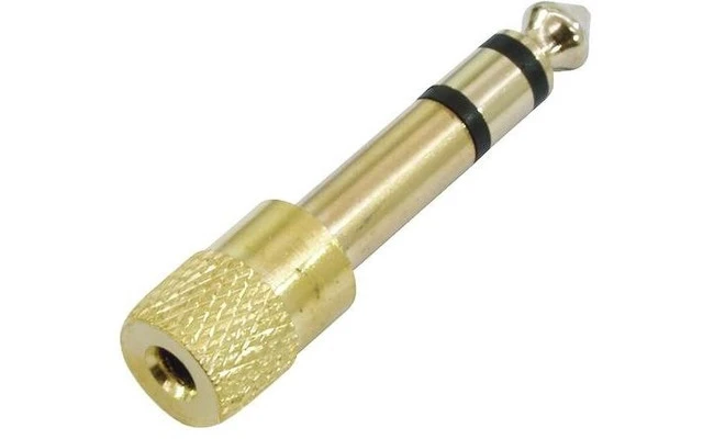 Omnitronic adaptador Jack 3.5 a Jack 6,5