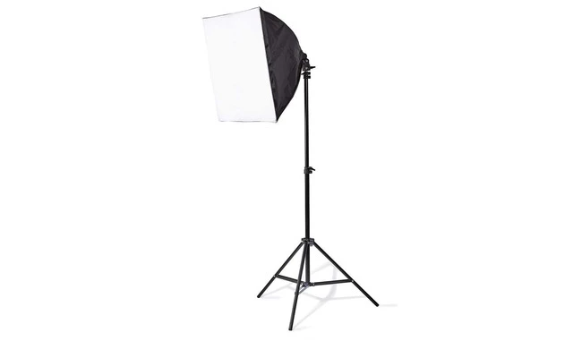 Kit de Luz de Estudio Fotográfico - 2x 70 W - 5500 K - 180 cm de altura - Plegable - Nedis SLKT1