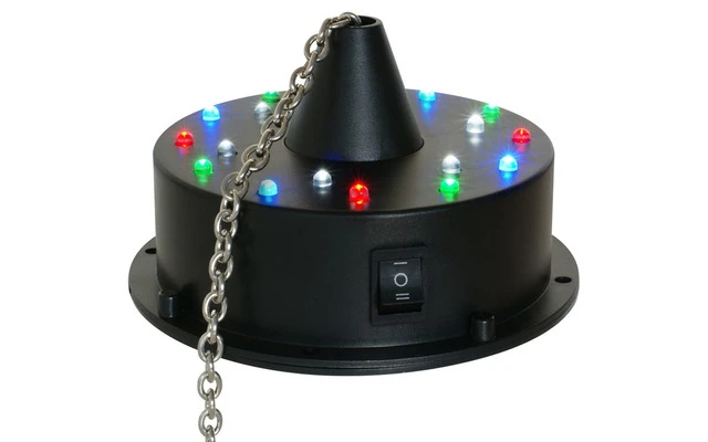 Motor para bolas de espejos con bateria con 18 LEDs
