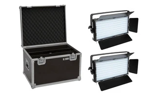 EUROLITE Set 2x LED PLL-480 QCL Panel + Case