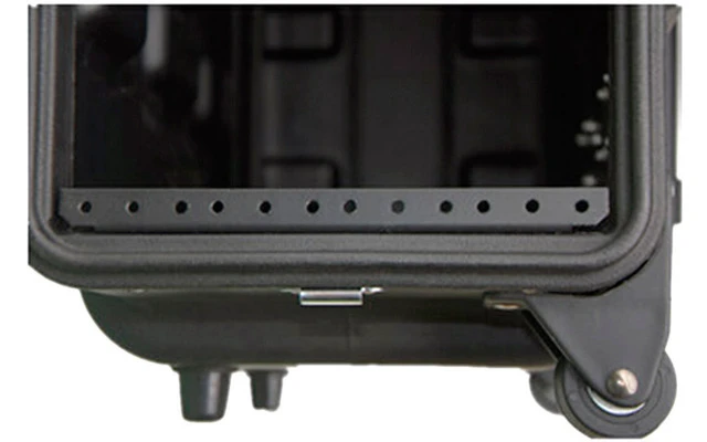 AMS AMR 4U Trolley - Rack de transporte ABS de 4 und Con ruedas de transporte
