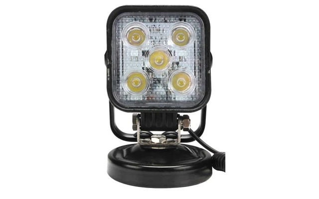 Foco LED con base magnética - 15W - color blanco neutro