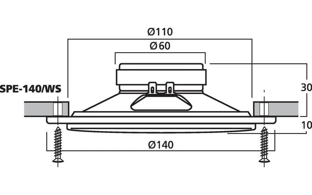 Monacor SPE-140/WS