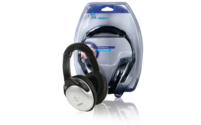 Auriculares hifi con cable de 6.00 m control de volumen y almohadillas ergonómicas