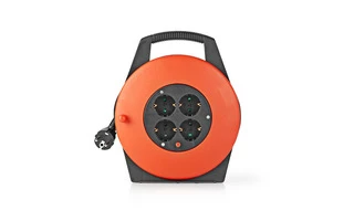 Carrete de Cable - 10 m - H05VV-F 3G1.5 - IP20 - Nedis PECCR10
