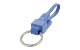 Cable adaptador USB 2.0 A macho - micro B macho 0,10 m azul