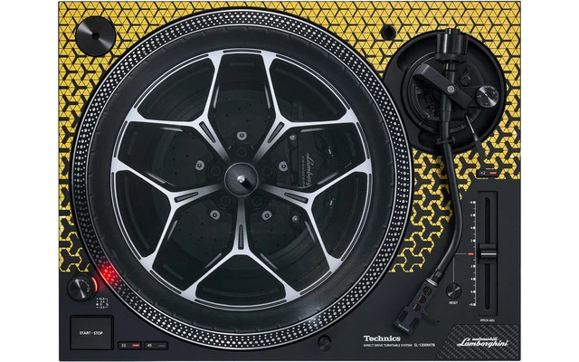 Technics SL-1200 M7B - Lamborghini Limited Edition Yellow