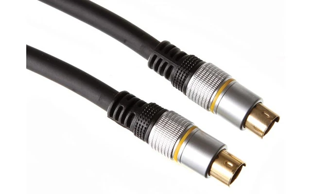 Conector S-VHS macho a conector S-VHS macho / profesional / 5.0m