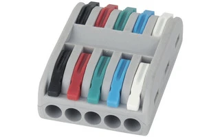 Showgear Conector de cable de 5 pines RGBW - Hasta 16 A / 250 V