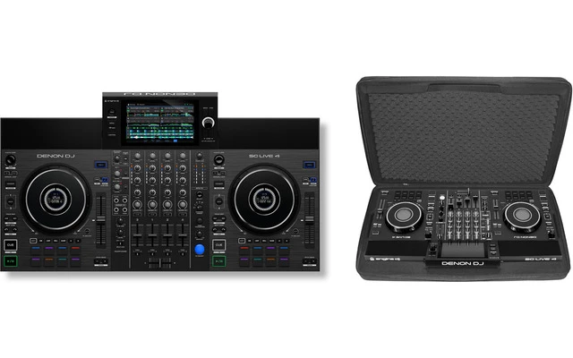 Denon DJ SC Live 4 con maleta UDG