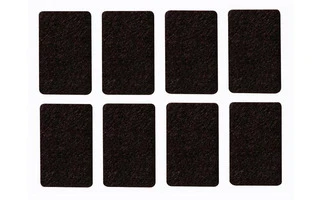 CINTA DE FIELTRO ADHESIVA - RECTANGULAR 30mm x 48mm, 8 uds.