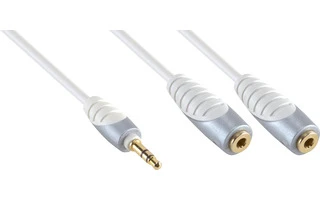 Cable Divisor para Auriculares MP3 de Rendimiento Premium 0.2 m