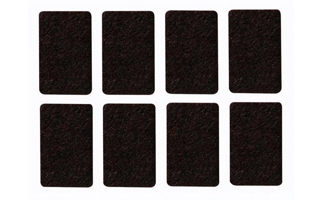 CINTA DE FIELTRO ADHESIVA - RECTANGULAR 30mm x 48mm, 8 uds.