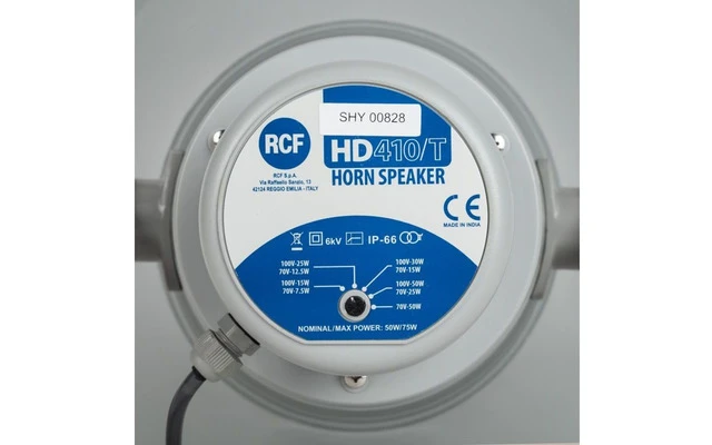 RCF HD 410T - Bocina 70V / 100V - 50W - IP66