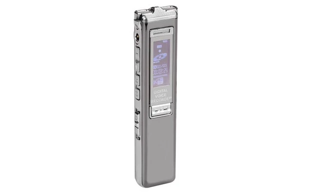 Dictáfono digital - 520 horas - 8 Gb