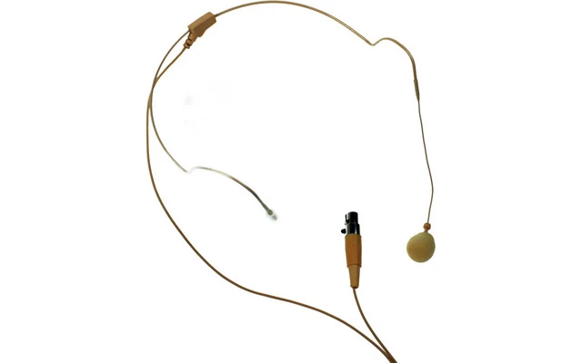 LD Systems set diadema, color piel, 3 pol Mini-XLR