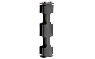 PORTAPILAS PARA 4 PILAS AA (CON TERMINALES CLIP)