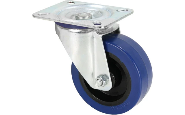 Adam Hall Hardware 372151 - Rueda giratoria 100mm azul