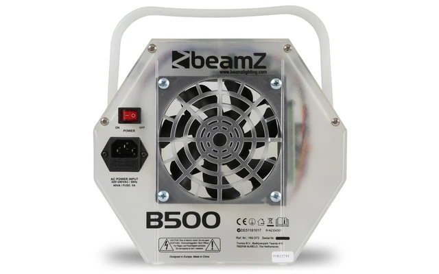 BeamZ B500LED Máquina de pompas LED RGB