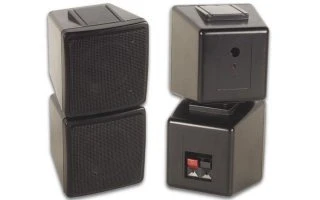 JUEGO DE 2 CAJAS ACÚSTICAS SATÉLITE DINÁMICAS 3.5" 2 x 100W (NEG